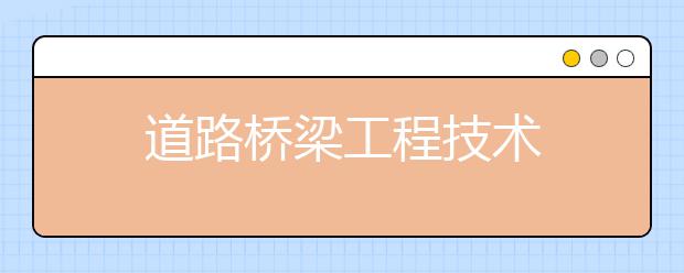道路桥梁工程技术