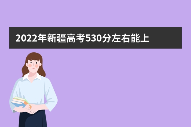 2022年新疆高考530分左右能上什么样的大学
