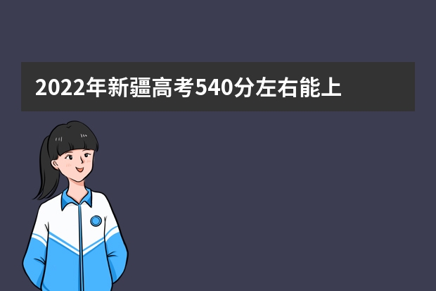 2022年新疆高考540分左右能上什么样的大学