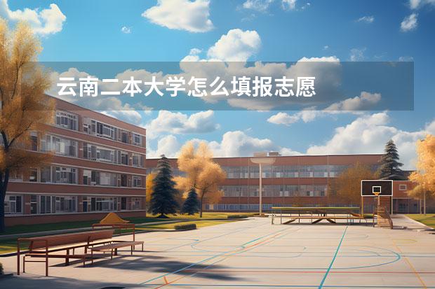 云南二本大学怎么填报志愿