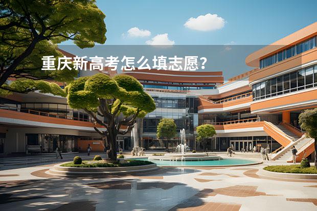 重庆新高考怎么填志愿？