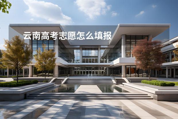 云南高考志愿怎么填报
